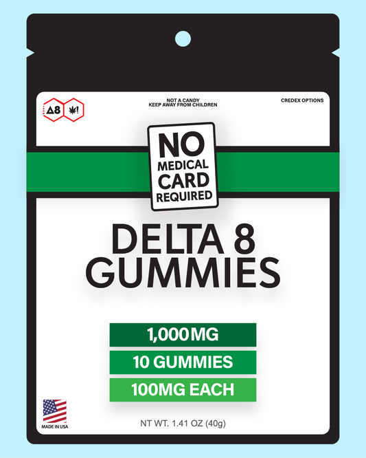 Delta-8 Gummies 1000mg (10 count)