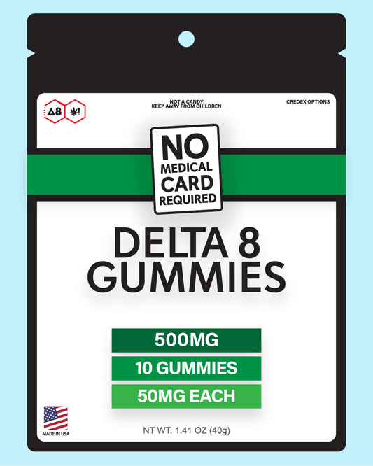 Delta-8 Gummies 500mg (10 count)
